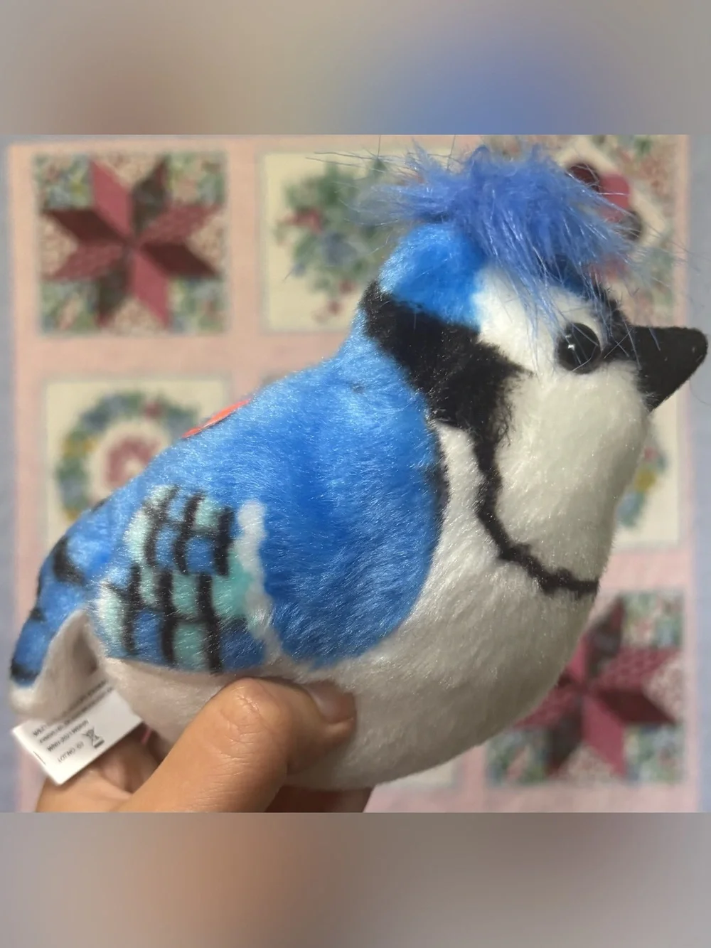 Wild Republic • Talking Plush Blue Jay Bird 5" - Picture 4 of 10